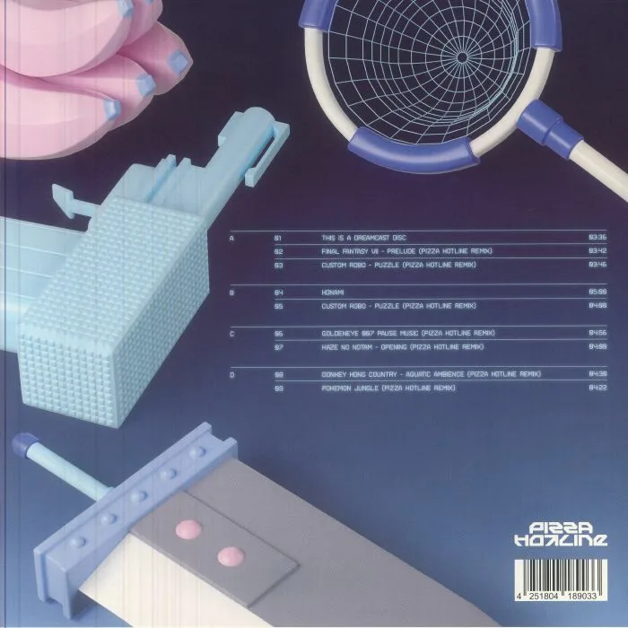 Back cover — PIZZA HOTLINE — Hot N Ready Remixes Delivered by Pizza Hotline [In 20 Minutes or Less]