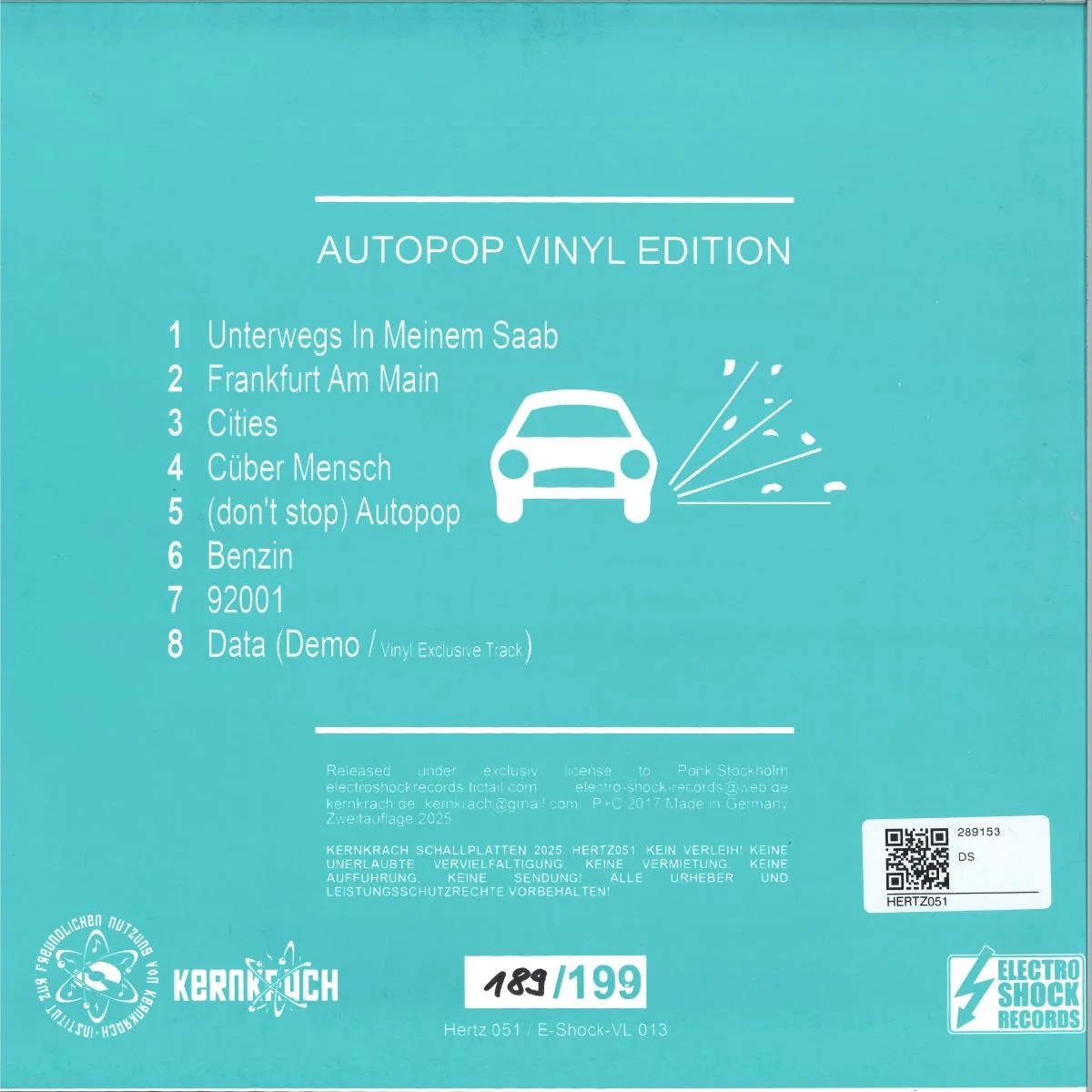 Back cover — Deutsche Bank — Autopop