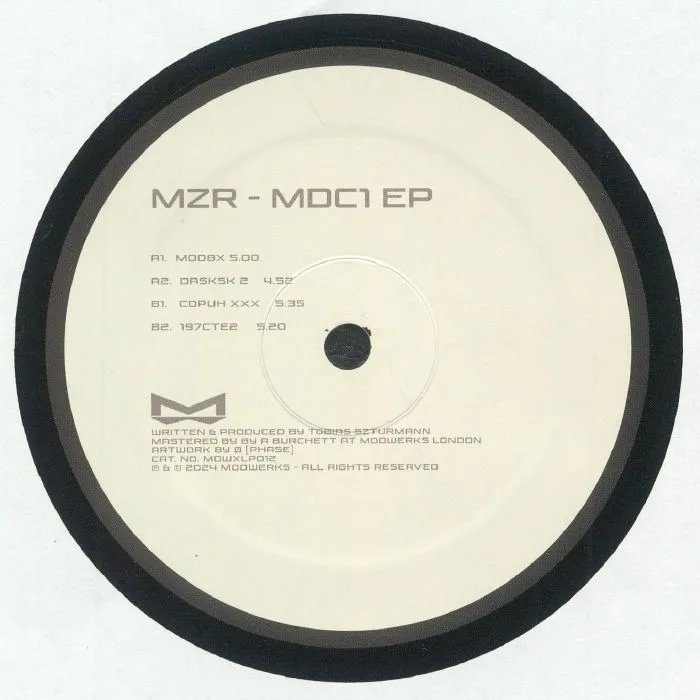 Обратная сторона обложки — MZR — MDC1 EP