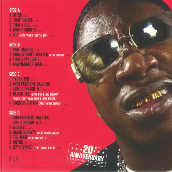 Обратная сторона обложки — GUCCI MANE — Trap House (20th Anniversary Edition)
