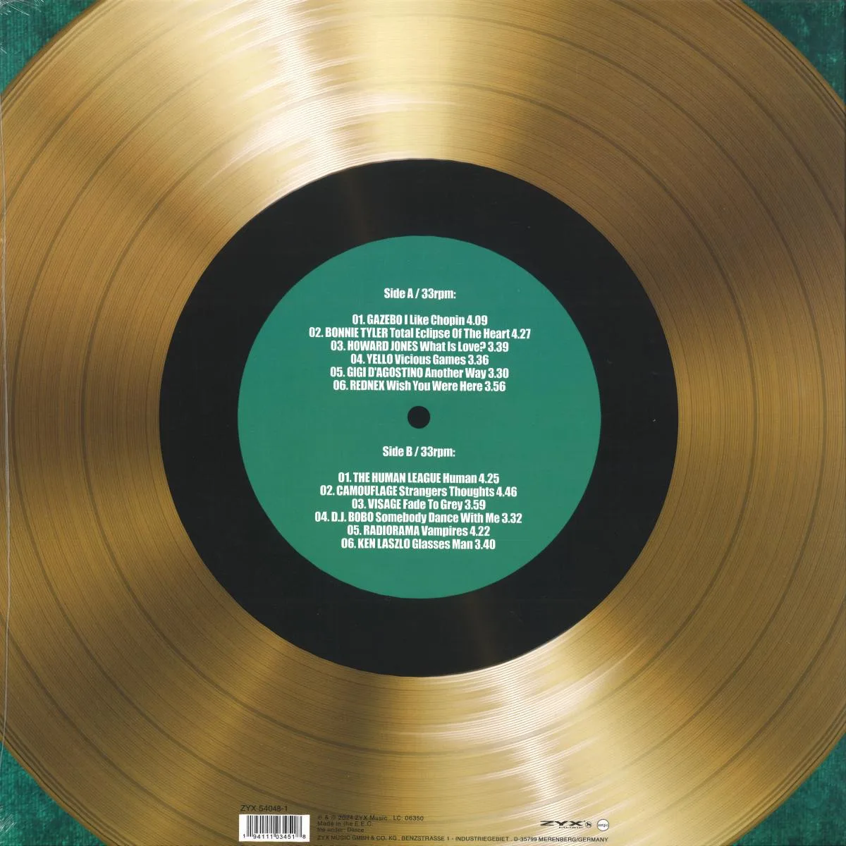 Back cover — Various — Golden Chart Hits Of The 80s & 90s Vol. 5