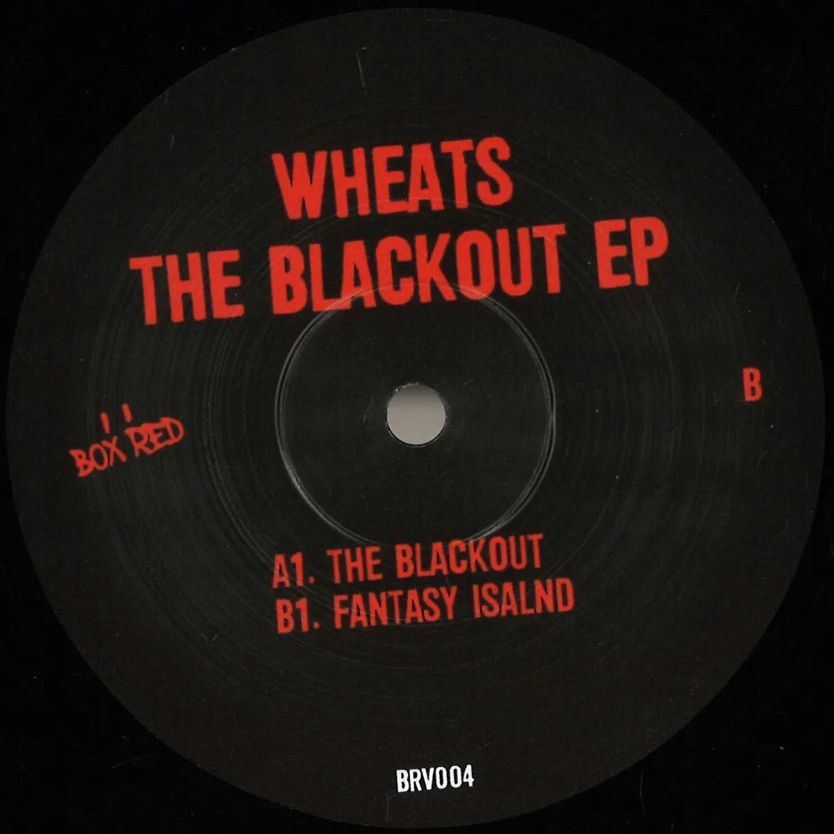 Front cover — Wheats — The Blackout EP