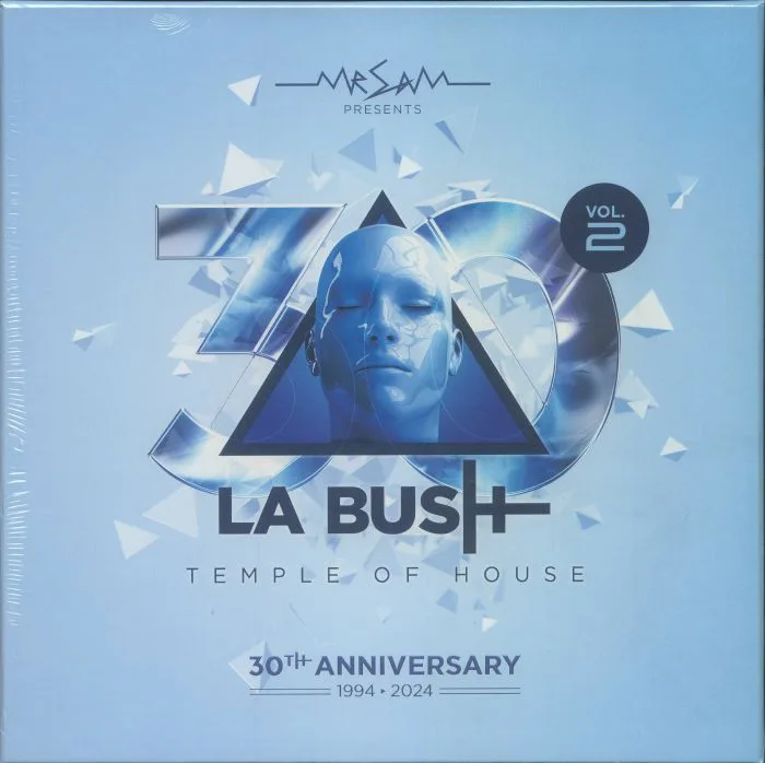 Лицевая сторона обложки — MR SAM / VARIOUS — La Bush Temple Of House Vol 2 1994-2024