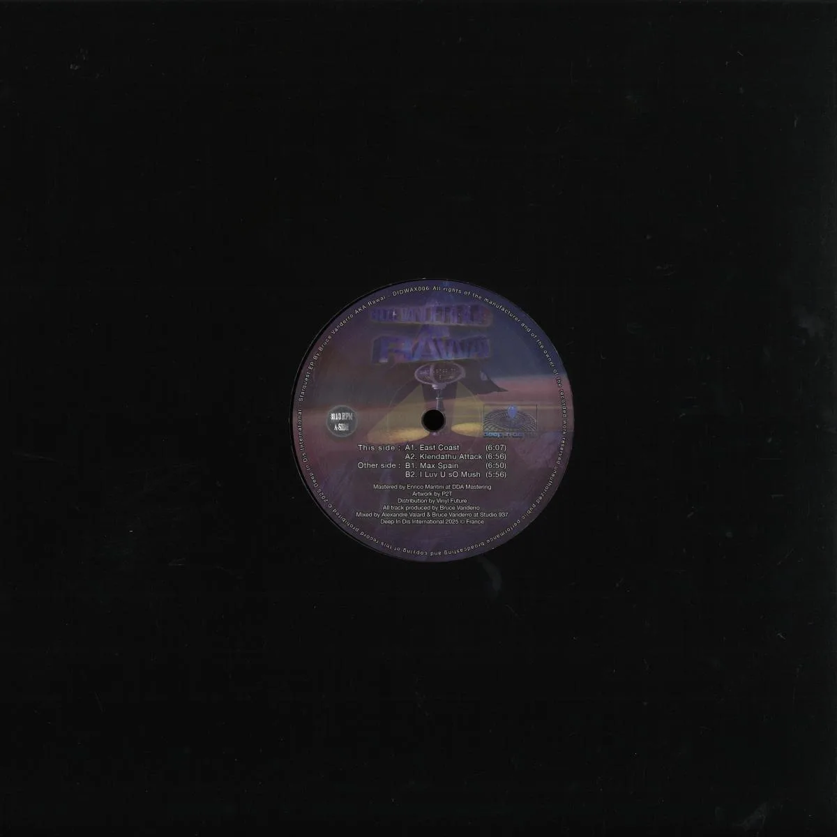 Back cover — Bruce Vanderro AKA Rawai — Didwax006