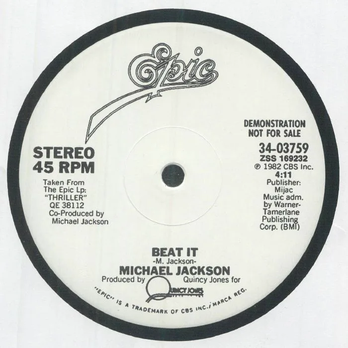 Michael JACKSON — Beat It (reissue)