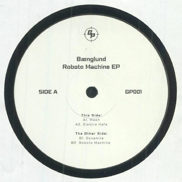 Лицевая сторона обложки — BAENGLUND — Roboto Machine EP
