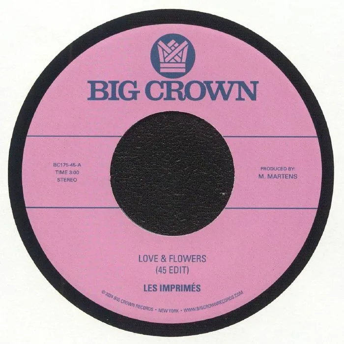Front cover — LES IMPRIMES — Love & Flowers