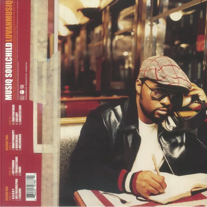 Обратная сторона обложки — MUSIQ SOULCHILD — Luvanmusiq