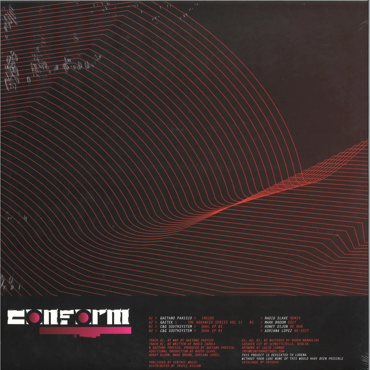 Back cover — Various — Conform Re-Touched Series Vol IV