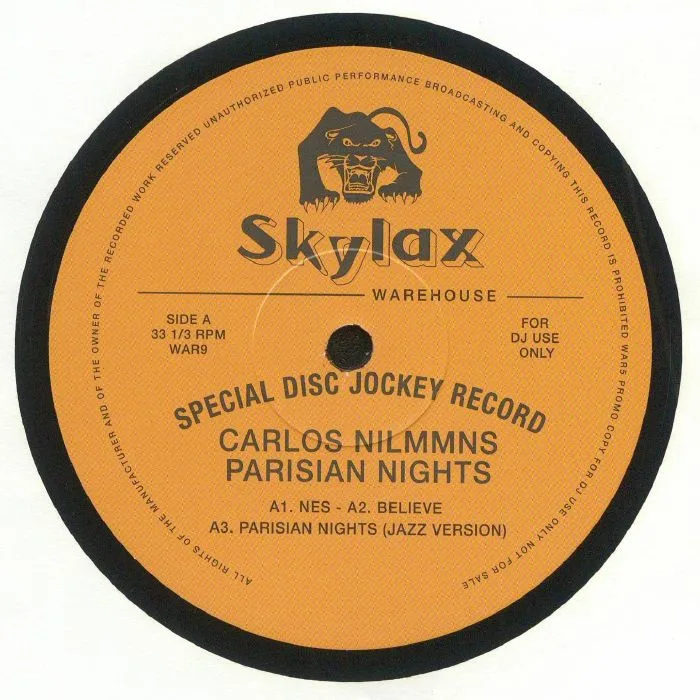 Front cover — Carlos NILMMNS — Parisian Nights