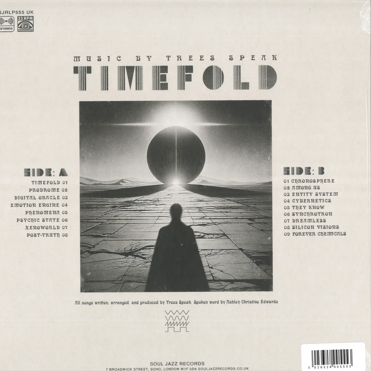 Обратная сторона обложки — Trees Speak — TimeFold LP