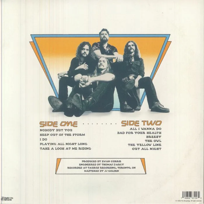 Обратная сторона обложки — The SHEEPDOGS — Keep Out Of The Storm