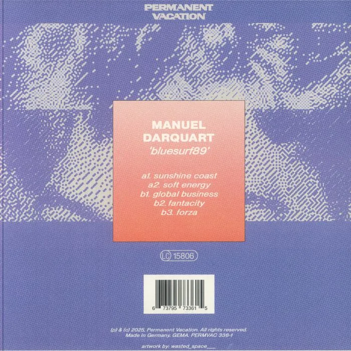 Обратная сторона обложки — Manuel DARQUART — Bluesurf89