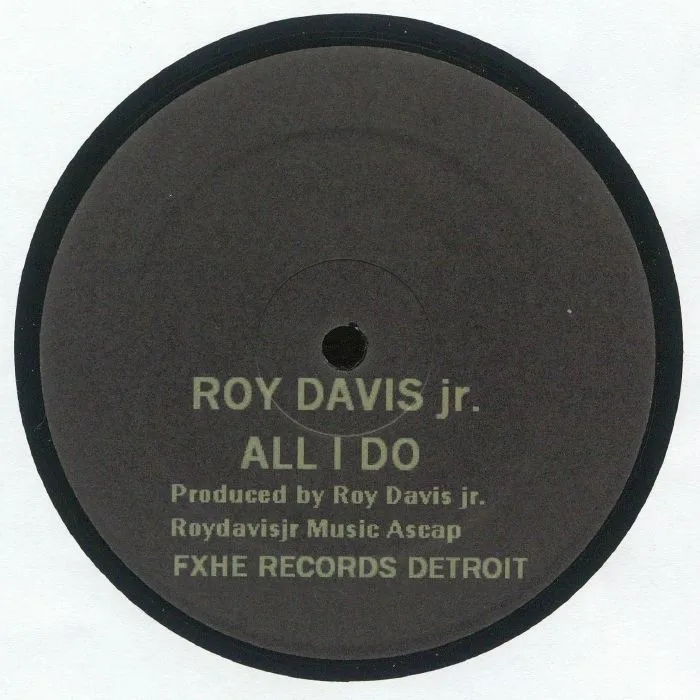 Лицевая сторона обложки — Roy DAVIS JR / OMAR S feat DJ B LEN D — All I Do