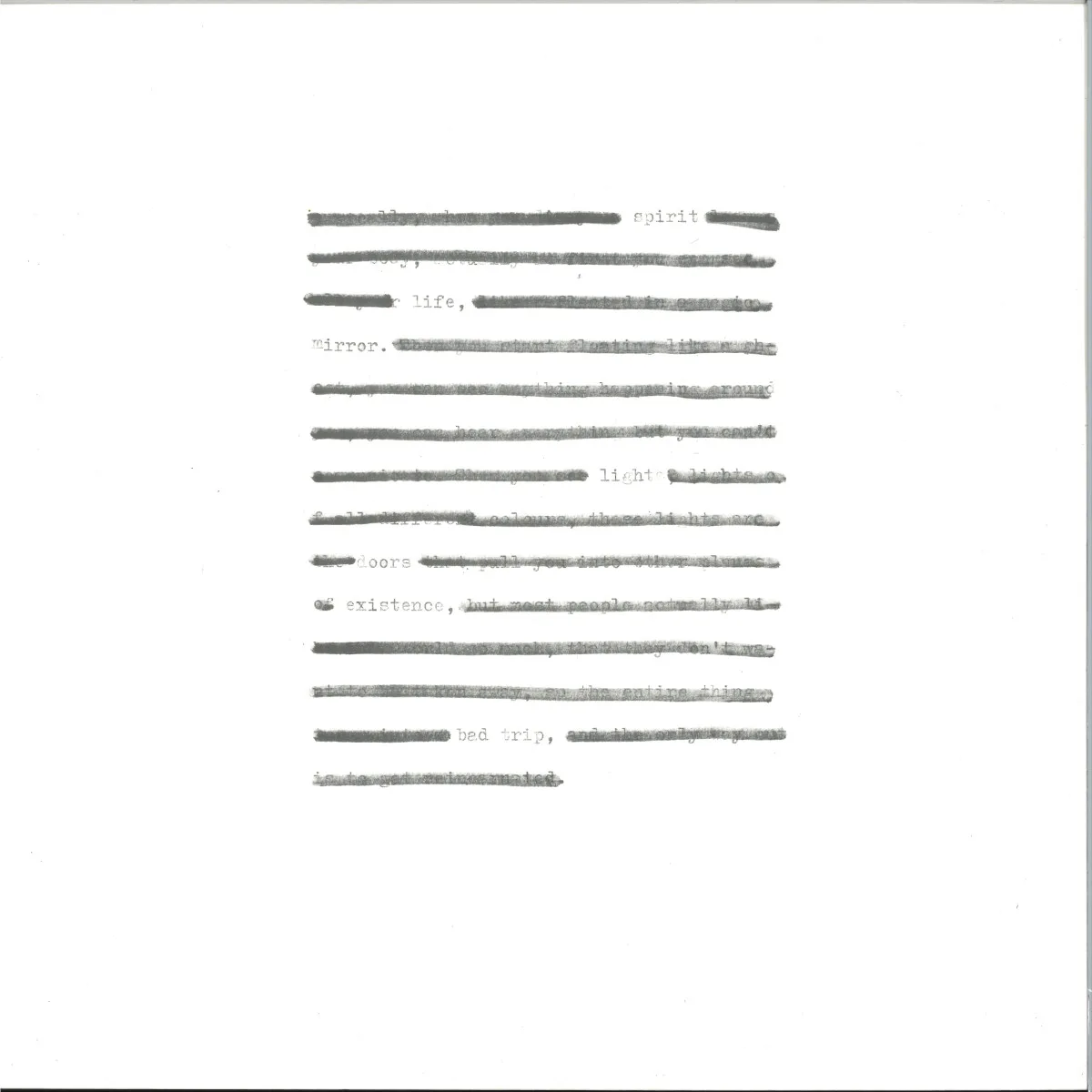 Лицевая сторона обложки — Various — Void