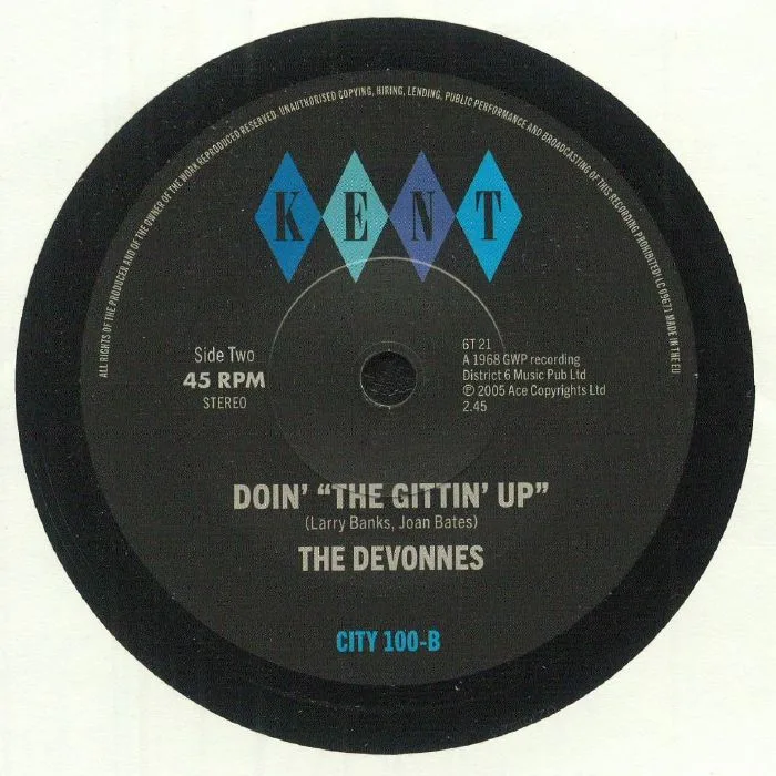 Back cover — The DEVONNES — (You'd Better) Straighten Up & Fly Right