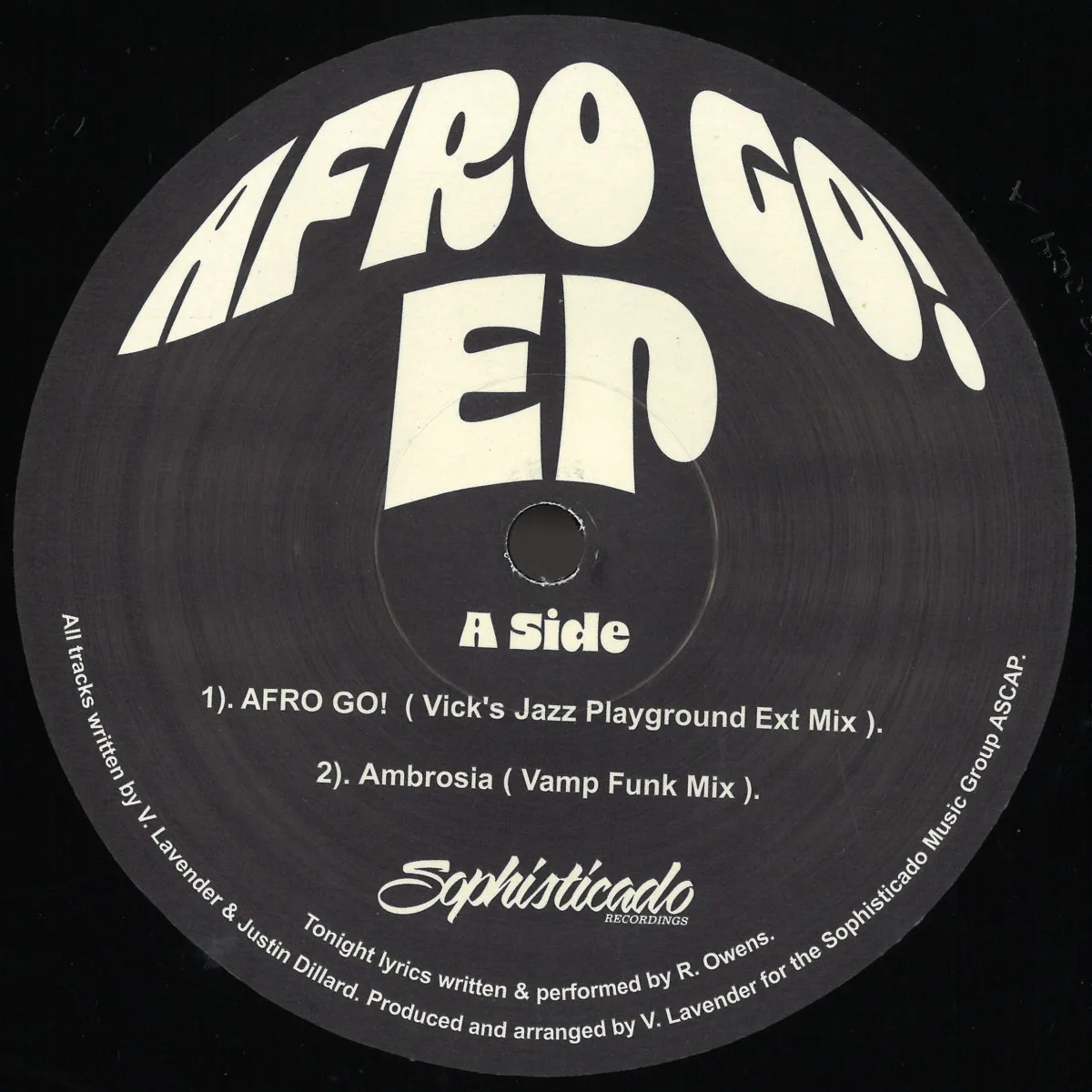 Vick Lavender — AFRO GO! EP