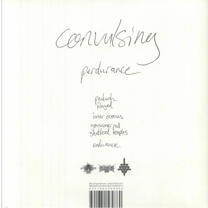Back cover — CONVULSING — Perdurance