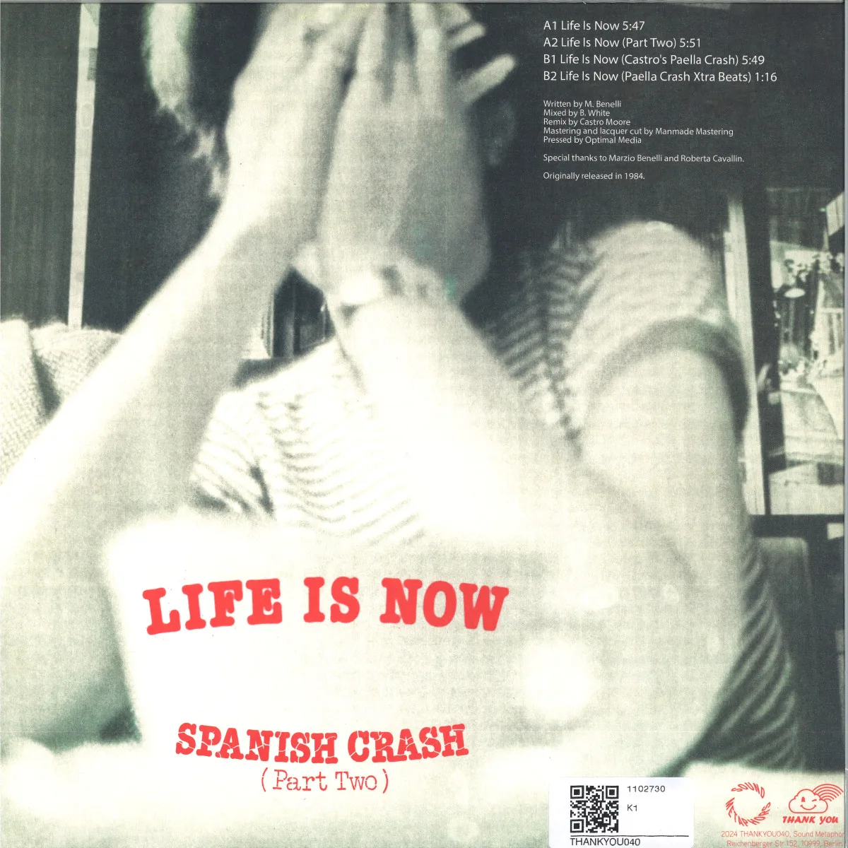Обратная сторона обложки — Spanish Crash — Life Is Now