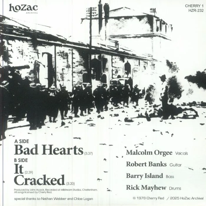 Back cover — The TIGHTS — Bad Hearts
