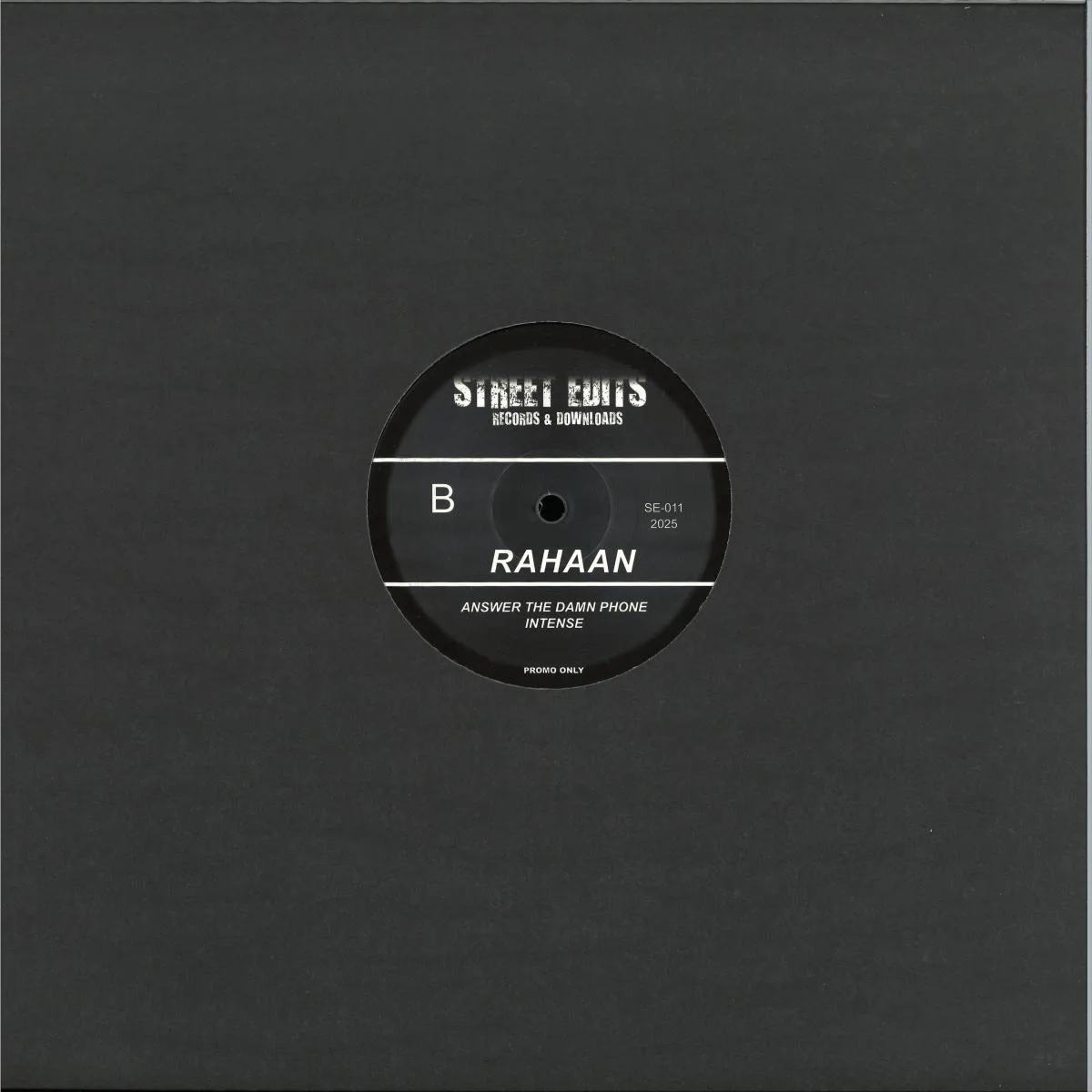 Back cover — Rahaan — SE 011