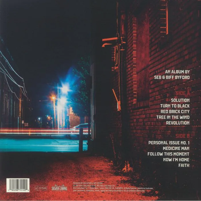 Обратная сторона обложки — HEAVY WATER — Red Brick City