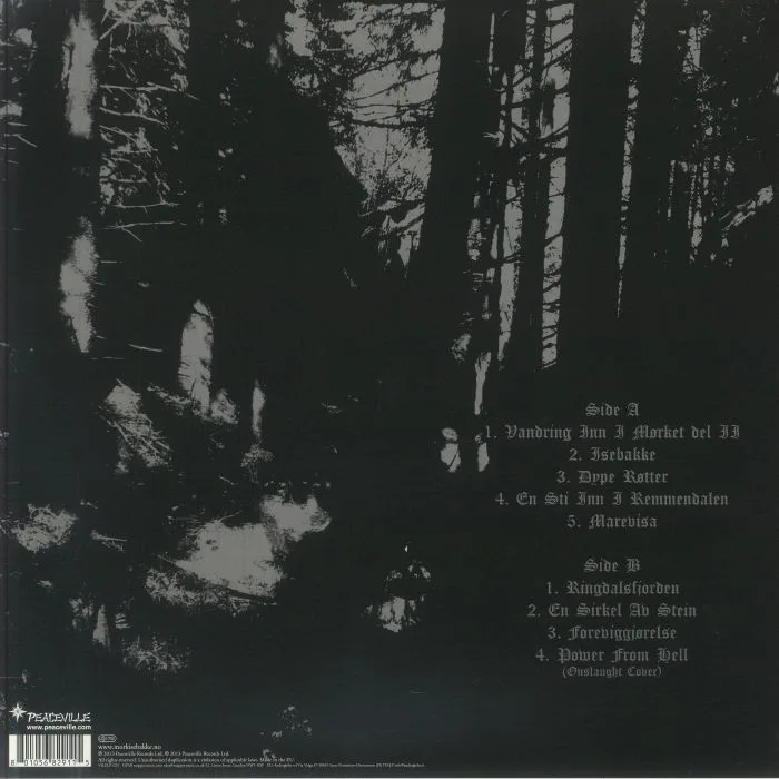 Back cover — MORK — Isebakke (reissue)