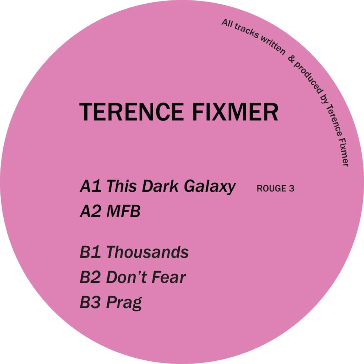 Back cover — Terence Fixmer — This Dark Galaxy EP