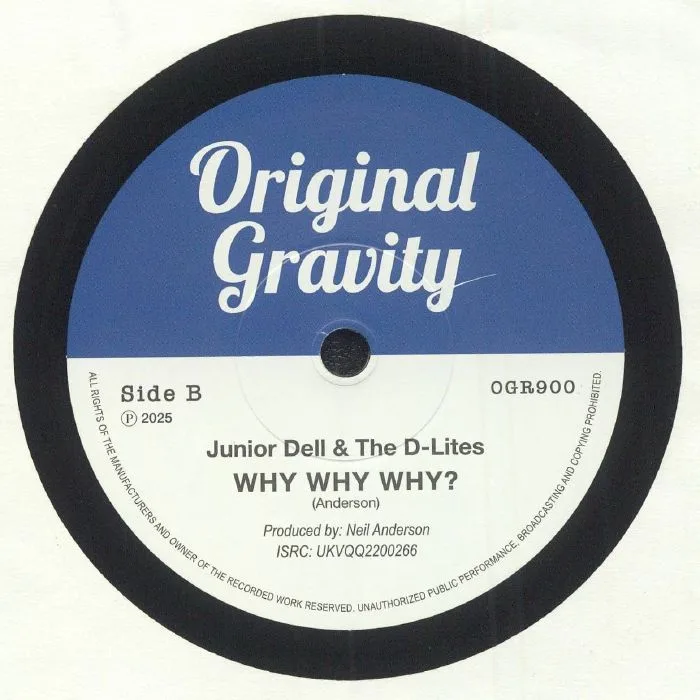 Back cover — JUNIOR DELL & THE D LITES — Miss Aranivah