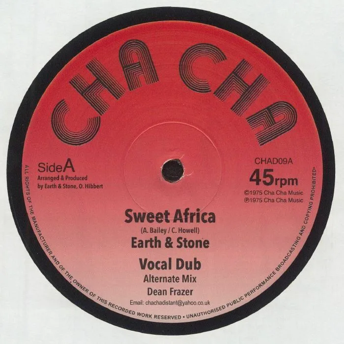EARTH & STONE — Sweet Africa (reissue)