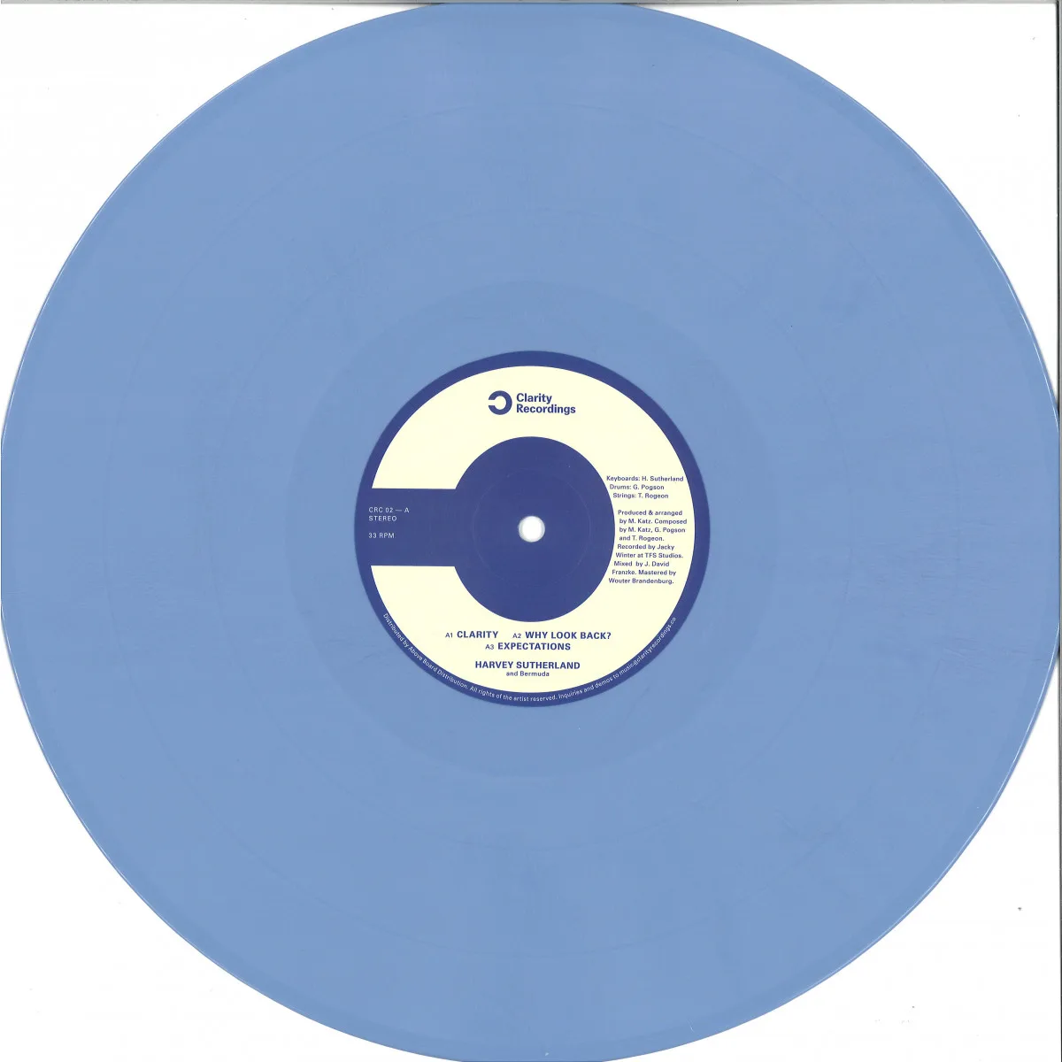 Front cover — Harvey Sutherland&Bermuda — Expectations Lp