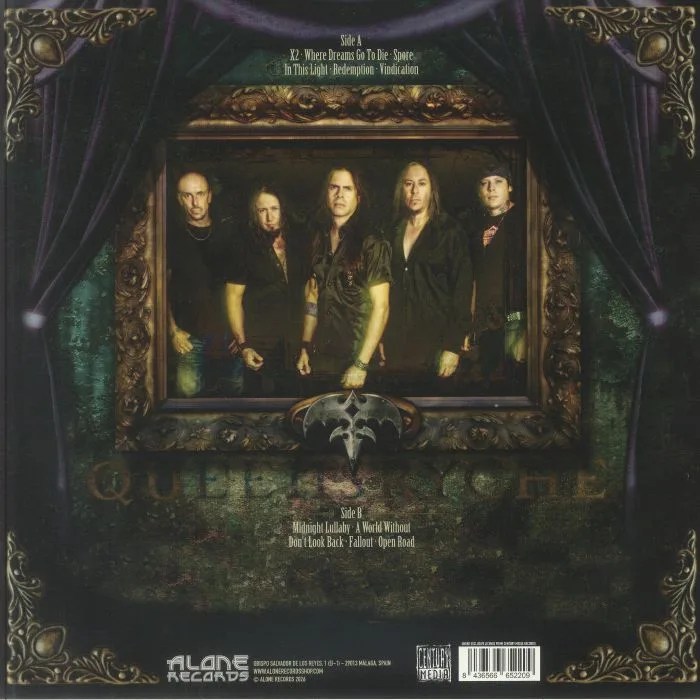 Back cover — QUEENSRYCHE — Queensryche (reissue)