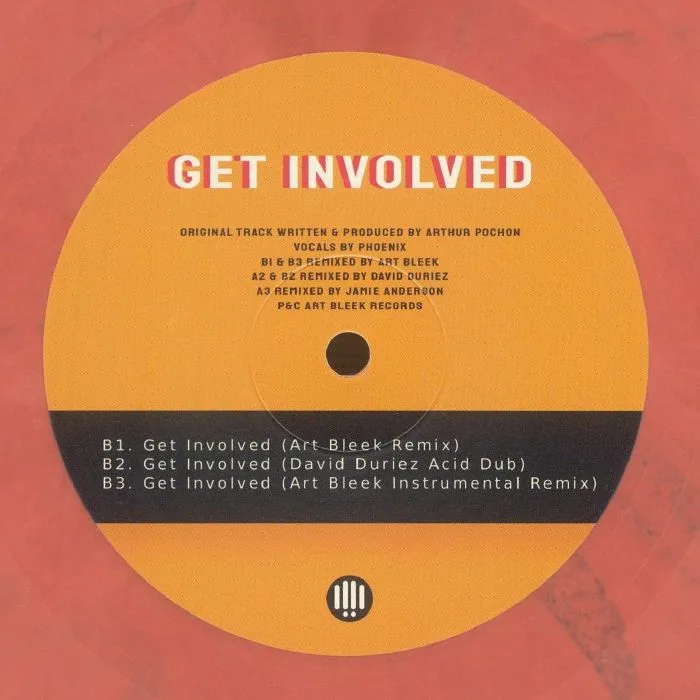 Back cover — ART BLEEK / PHOENIX / JAMIE ANDERSON / DAVID DURIEZ — Get Involved