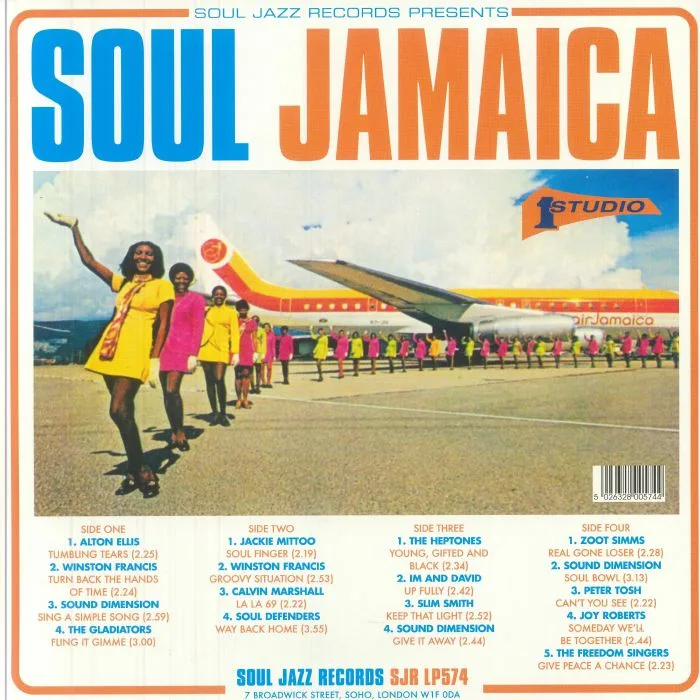 Обратная сторона обложки — VARIOUS — Soul Jazz Records Presents Soul Jamaica
