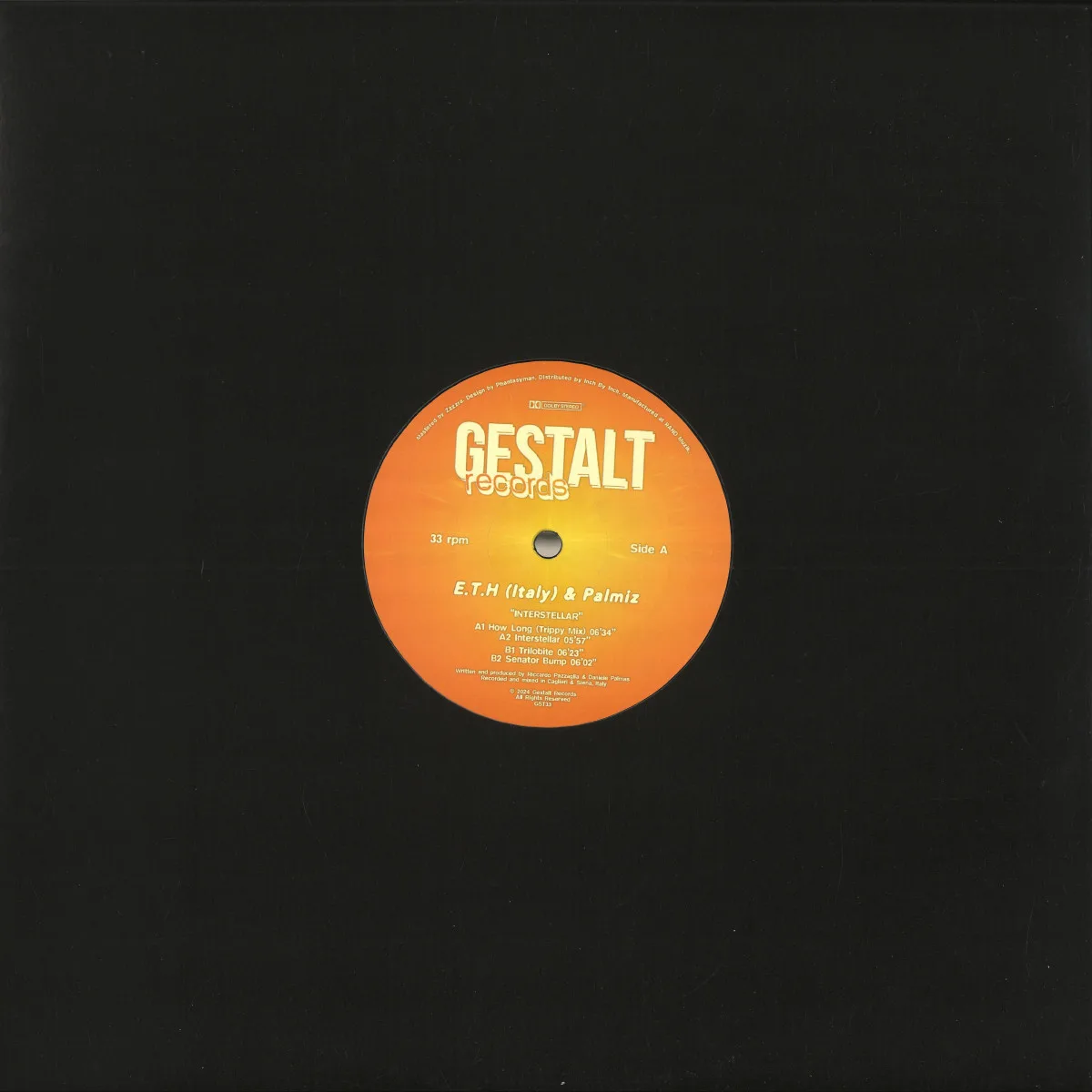 Back cover — E.T.H & Palmiz — Interstellar