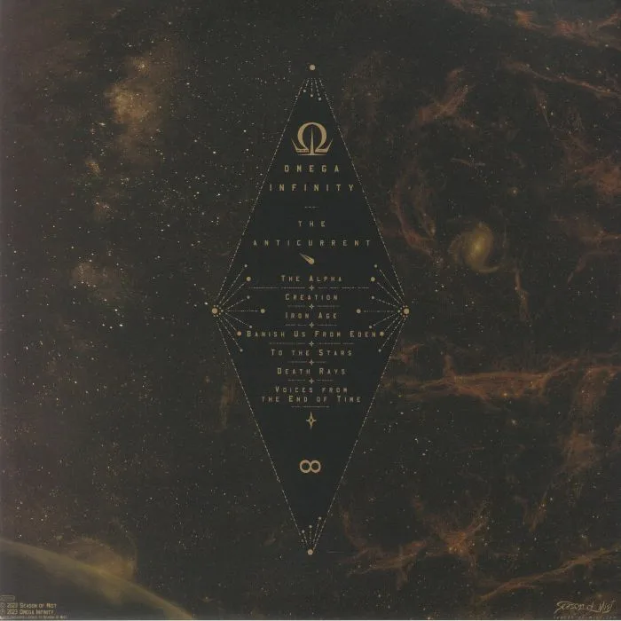 Обратная сторона обложки — OMEGA INFINITY — The Anticurrent