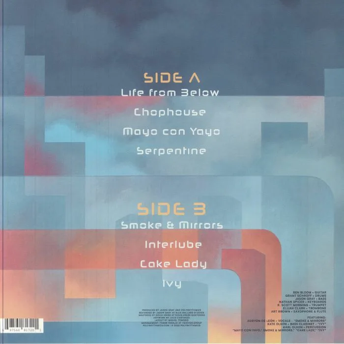 Back cover — POLYRHYTHMICS — Life From Below