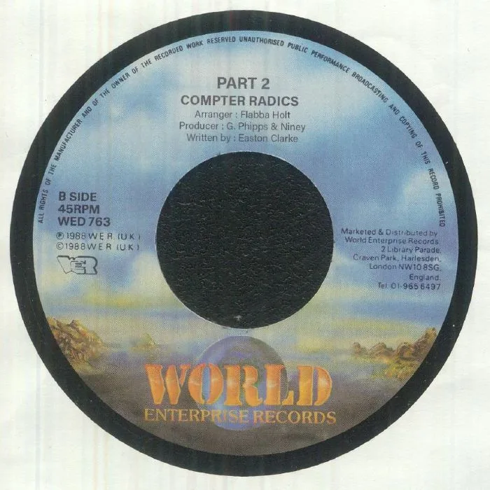 Обратная сторона обложки — SINGER JAY / COMPTER RADICS — Dance Hall Cork