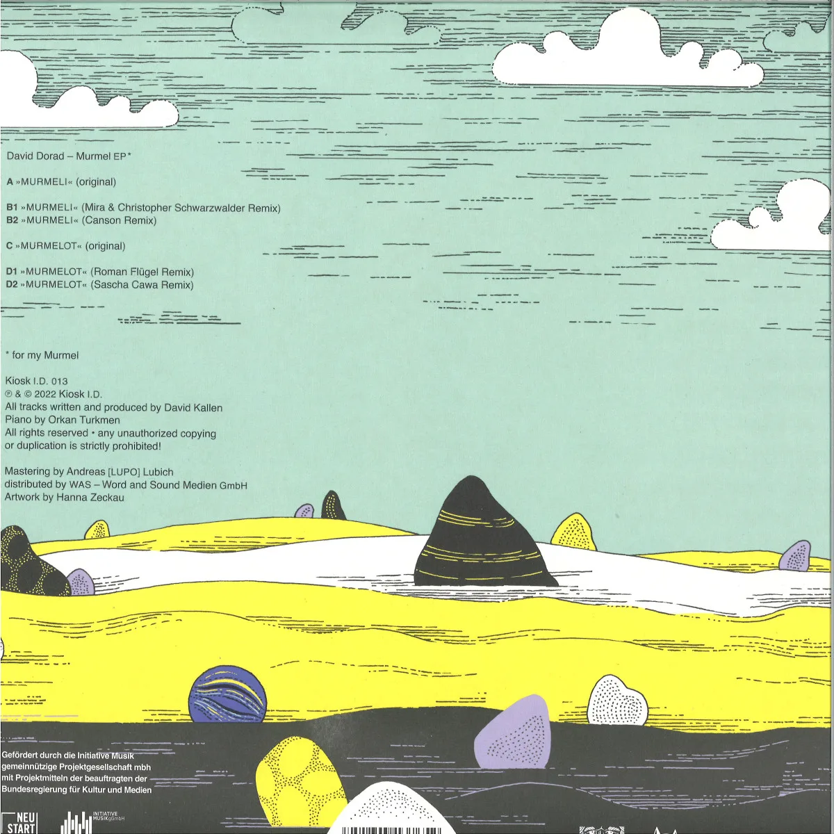Back cover — David Dorad — Murmel 2x12"