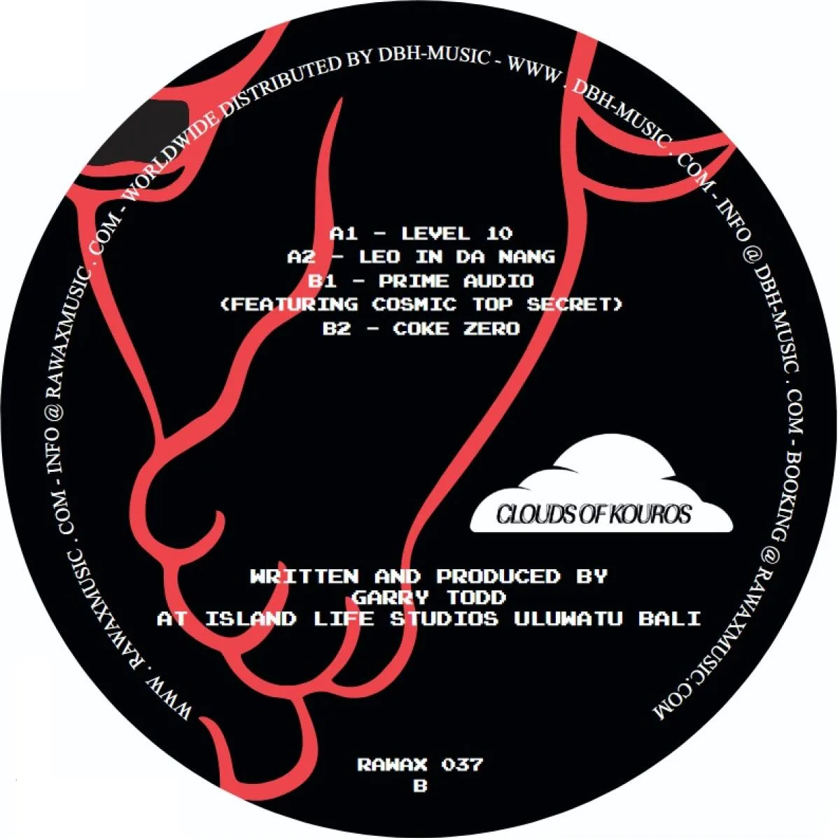 Back cover — Clouds Of Kronos aka Gary Todd — Leo In Da Nang Ep