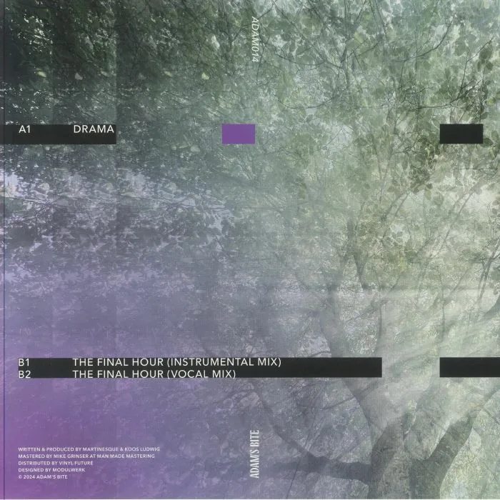 Back cover — MARTINESQUE — Curtain Call