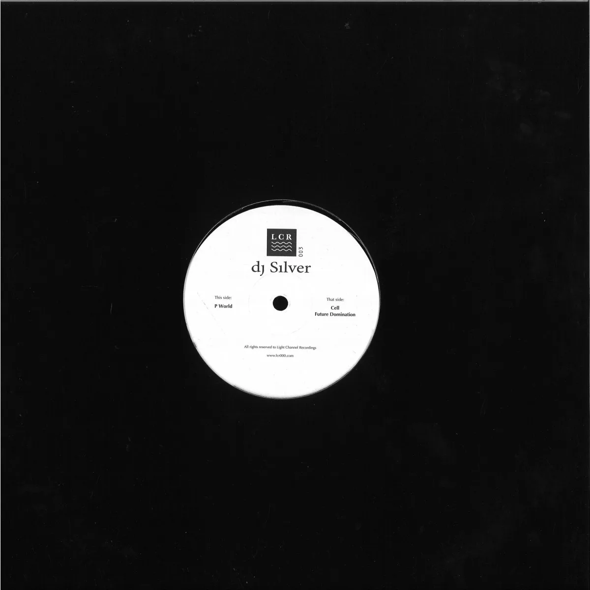 Обратная сторона обложки — Dj Silver — LCR003 EP