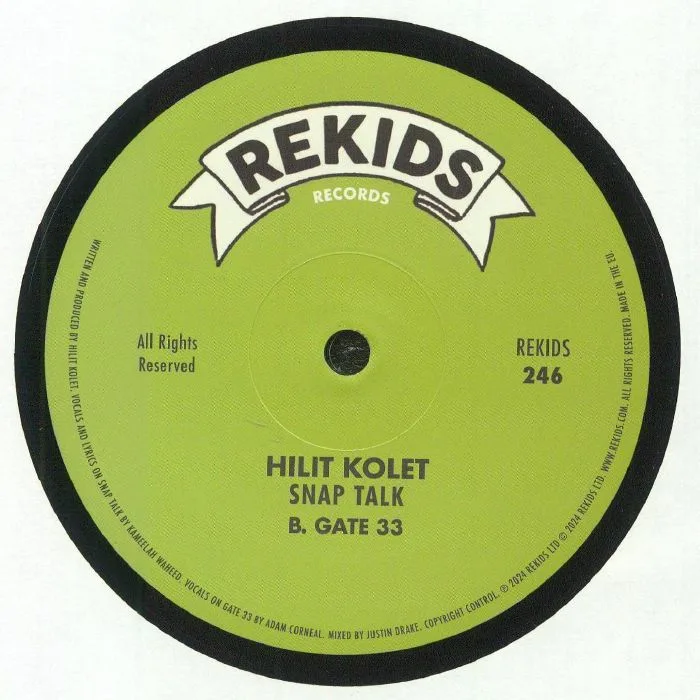 Back cover — Hilit KOLET — Snap Talk
