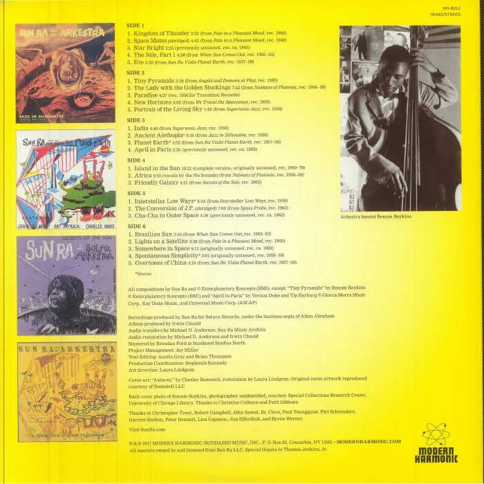 Обратная сторона обложки — SUN RA — Exotica