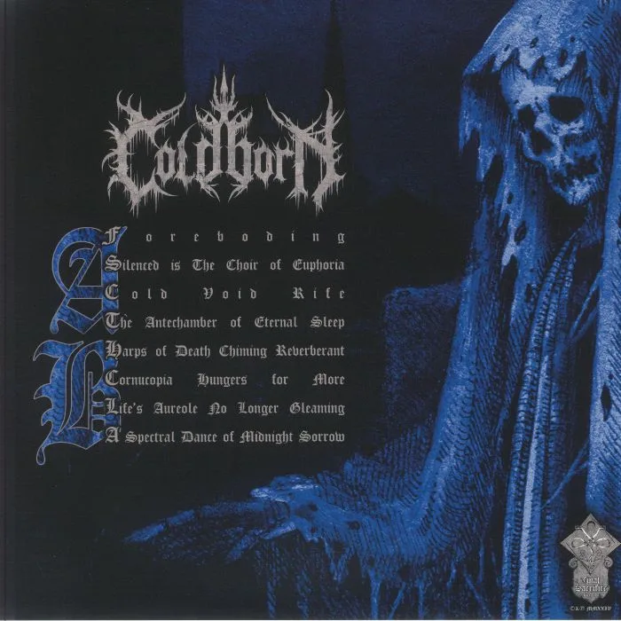 Обратная сторона обложки — COLDBORN — The Unwritten Pages Of Death