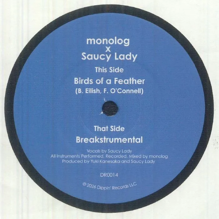 Front cover — MONOLOG / SAUCY LADY — Birds Of A Feather