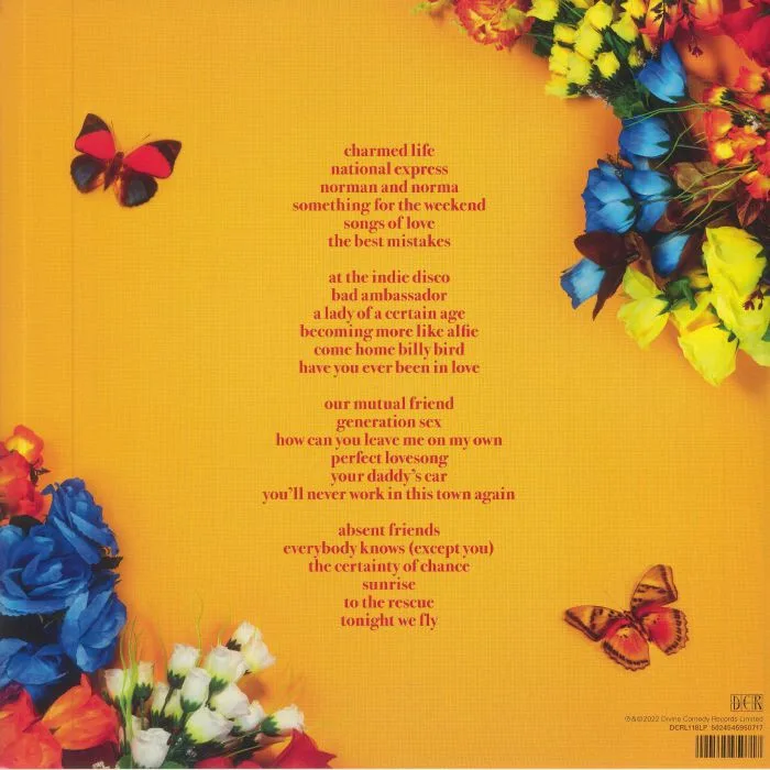 Обратная сторона обложки — The DIVINE COMEDY — Charmed Life: The Best Of The Divine Comedy (remastered)