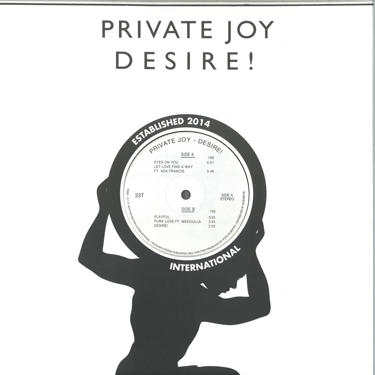 Лицевая сторона обложки — Private Joy — Desire!