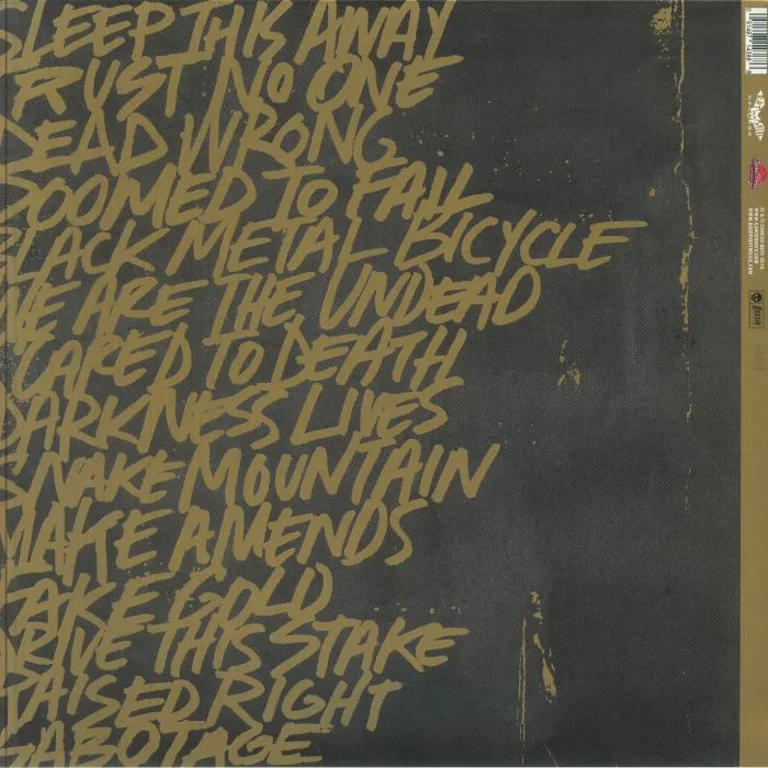 Back cover — CANCER BATS — Bears Mayors Scraps & Bones (reissue)