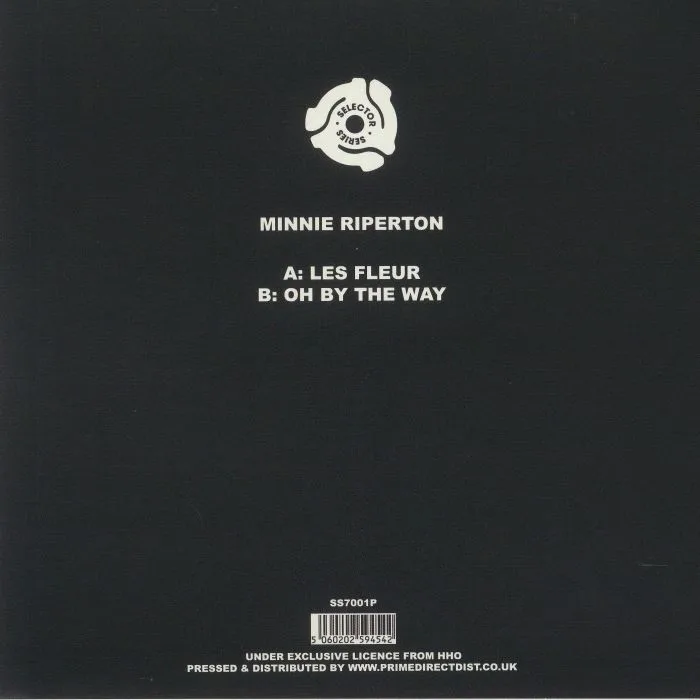 Back cover — Minnie Riperton — Les Fleur / Oh By The Way 7"